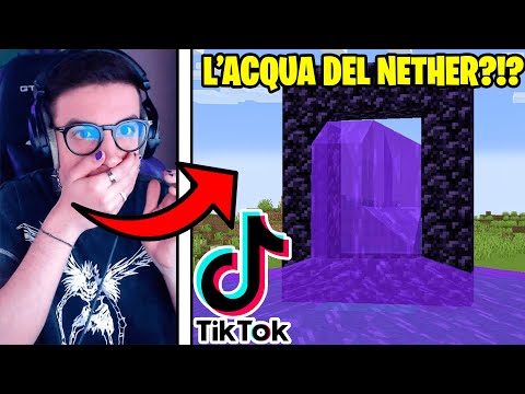 10 TIKTOK *IMPOSSIBILI* DA USARE SU MINECRAFT 1.17!!