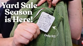 My First Time Sourcing at Yard Sales | Reseller Haul | Poshmark eBay Mercari depop Curtsy