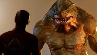 The Flash vs King Shark - First Fight Scene - The 