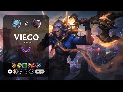Viego Jungle vs Poppy - KR Master Patch 13.1