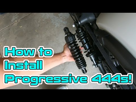 How to Install Progressive 444 Rear Suspension on the Indian Scout Bobber