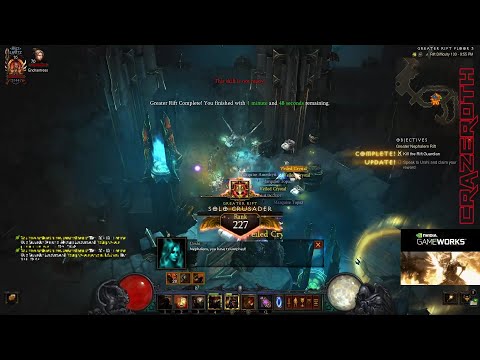 Diablo III: Reaper of Souls S25 || Crusader || Solo Greater Rift 133 || Rank 227 || #SC #Americas