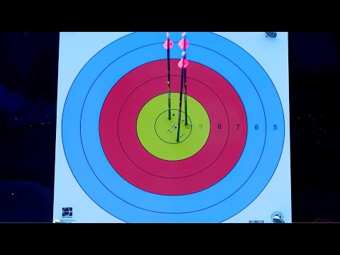 All 15 arrows of Sara Lopez‘s first televised perfect match