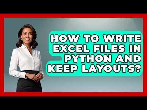 How To Write Excel Files In Python And Keep Layouts Python Code School
