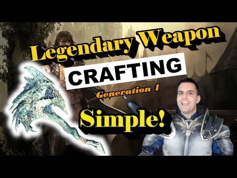 Legendary Weapon Crafting Guide: Simple and Easy! Generation 1!