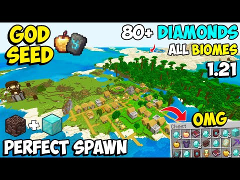 🔥 Ultimate [God Seed] For Minecraft 1.21 Bedrock & PE | 5 Blacksmith Village Seed Bedrock 1.21.114