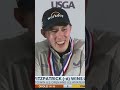 Matt Fitzpatrick after winning the U.S. Open ? #shorts