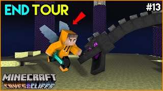 END TOUR | Fighting Ender Dragon With Elytra | Minecraft 1.17 | Lets Play #13 | THE COSMIC BOY