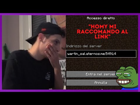 ATTENTO A NON SCAMMARE IL LINK HOMY | MINECRAFT HARDCORE W/MARTIN SAL