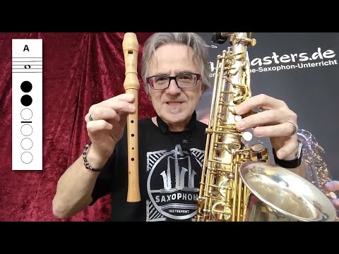 Wie gehen die Griffe auf dem Sax? (1) die untere Oktave (Saxophon Praxis Tipps)