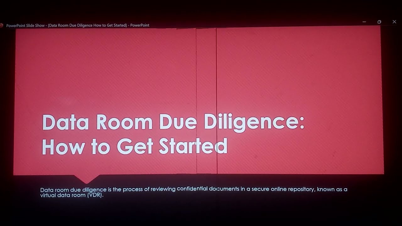Data Room Due Diligence: How to Get Started