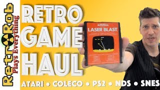 Classic Video Game Haul 2018! Atari, Coleco SNES and More