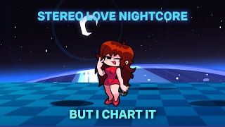 Cover art for Stereo Love Nightcore but it's Playable in Friday Night Funkin'