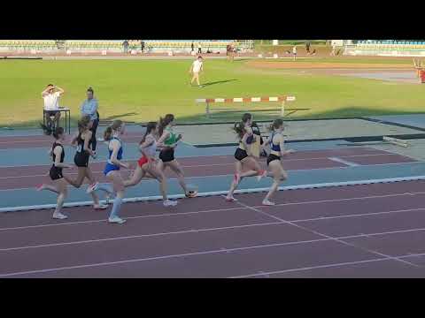 Lena bieg 600m, czas 1:35.66 PB, 3 miejsce w serii - Zawody Otwarcia Sezonu LA, Warszawa 07.05.2022r