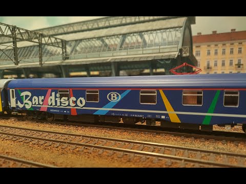 LS Models disco train with sound and lights. Happy New Year !