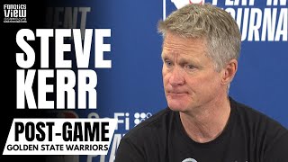 Steve Kerr Reacts to Golden State Warriors Being Eliminated From NBA Playoffs & Uncertain Future