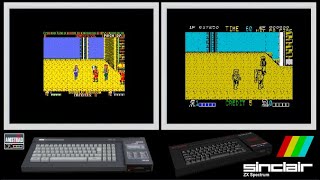 CPC vs ZX Spectrum : DOUBLE DRAGON (Side by side comparison)