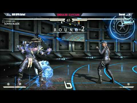 Next Level Battle Circuit 120 - MKX - RM KPB Grief (Sonya Blade) vs Derek (Raiden)
