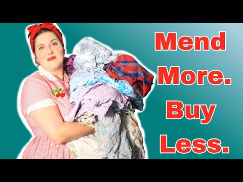 Mend my Clothes With Me (it's easier than you think!)