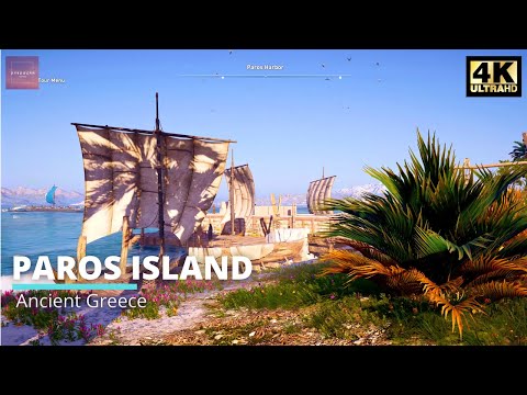 Walking in the Ancient Greece - Marble Quarry on the Island of Paros [ Assassin's Creed: Odyssey ]