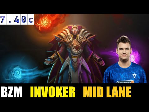 🤯 BZM [INVOKER] MID 7.40c - DOTA 2 HIGHEST MMR MATCH#dota2  #dota2gameplay