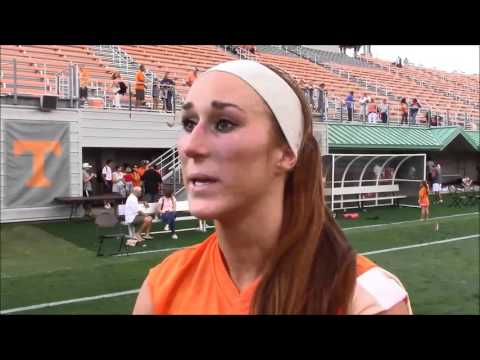 Tennessee Soccer vs. Auburn: Ariel Kupritz Postmatch (9.20.15)