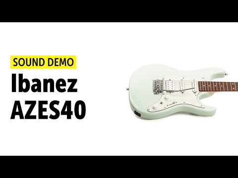Демонстрация звучания электрогитары Ibanez AZES40