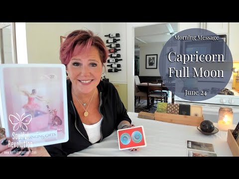 *Capricorn Full Moon* June 24 - (Wait for it!) Morning Message 🌝 Daily Tarot Reading