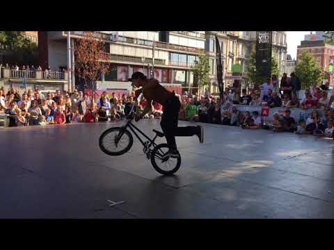 Antwerp city drops 2017 Flatland Bmx final Battle