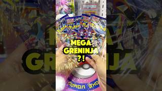 Can we pull MEGA GRENINJA ex in only 4 packs?! #pokemon #shorts