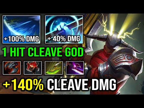 GODLIKE 1 HITS CLEAVE Hit Like a Truck Sven +140% Cleave DMG Pro Sven Brutal Madness OP Dota 2