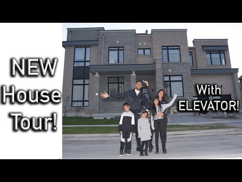 New House With an Elevator Tour! | Family Vlog