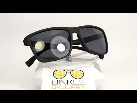 Klasyczne czarne okulary przeciwsłoneczne z polaryzacją Nerdy Revers 12-1