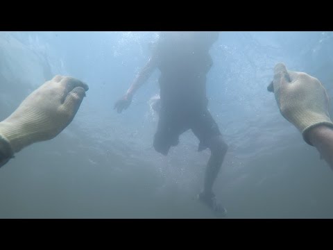 Scaring People From Underwater at the River! - Prank (Funny Reactions) | DALLMYD Video