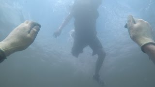 Scaring People From Underwater at the River! - Prank (Funny Reactions) | DALLMYD