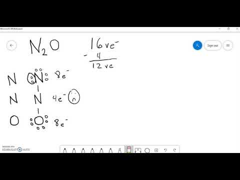 Lewis structure   N2O