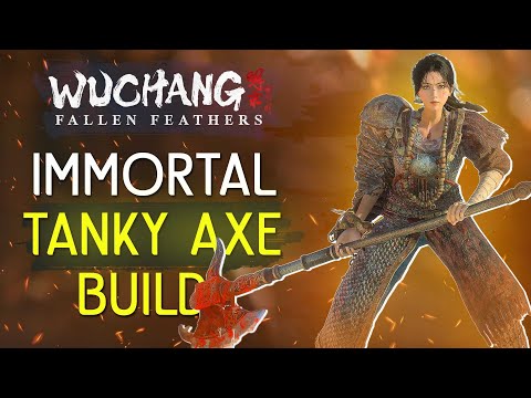 Most Overpowered Axe IMMORTAL TANKY Build in Wuchang: Fallen Feathers