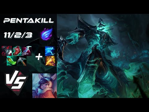 JUNGLE Hecarim vs Nunu & Willump [PENTAKILL] - EU Grandmaster Patch 25.S1.6