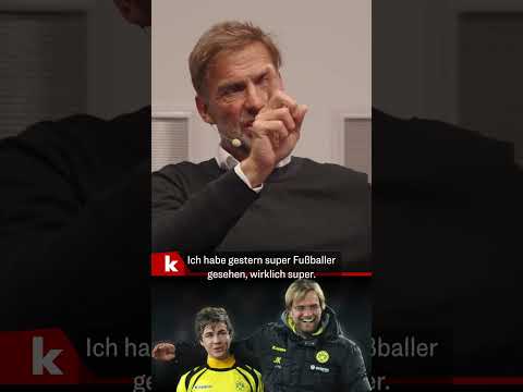 Klopp: "Als ich Mario Götze das erste Mal gesehen habe, wurde ich nervös" #shorts