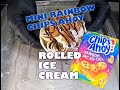 Rolled Ice Cream MINI RAINBOW CHIPS AHOY ICE CREAM ROLLS Very Satisfying