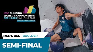 Men's Boulder & Lead semi-final || Bern 2023 by International Federation of Sport Climbing