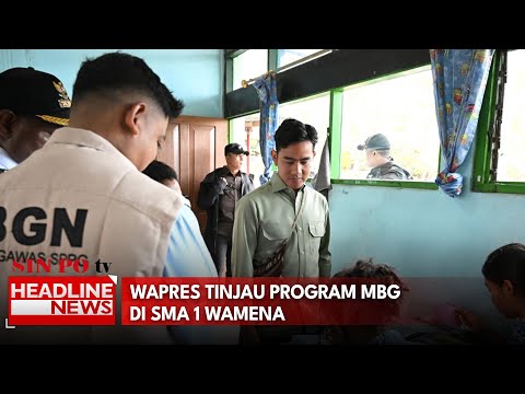 Vice President Reviews MBG Program at SMA 1 Wamena