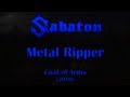 Sabaton - Metal Ripper (Original Lyrics) 