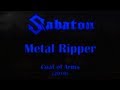 Sabaton - Metal Ripper (Original Lyrics) 