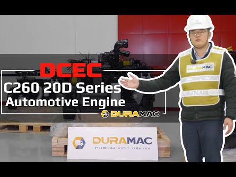 DCEC Cummins C260 20D Automotive Engine Introduction 2022 [Specifications and Scopes of Supply]