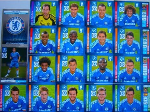 Bayern v Chelsea panini UEFA CHAMPIONS LEAGUE sticker CHALLENGE 2013-2014!!!
