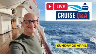 Cruise Q&A Live on Sunday 26 April 2026 at 9am PT/ Noon ET/ 5pm UK