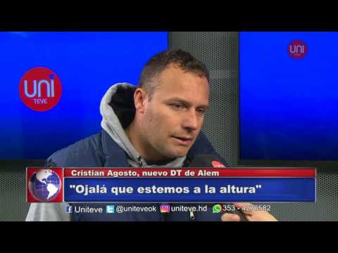 Agosto es el nuevo DT de Alem