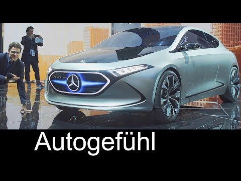 Mercedes A-Class electric? EQA Compact EV Concept vs EQC REVIEW IAA 2017 - Autogefühl