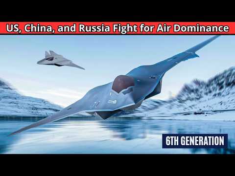 Fierce 6th Generation Fighter Jet Race: US, China, and Russia Fight for Air Dominance!